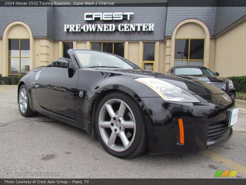 Super Black / Charcoal 2004 Nissan 350Z Touring Roadster