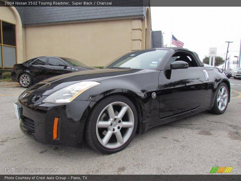 Super Black / Charcoal 2004 Nissan 350Z Touring Roadster
