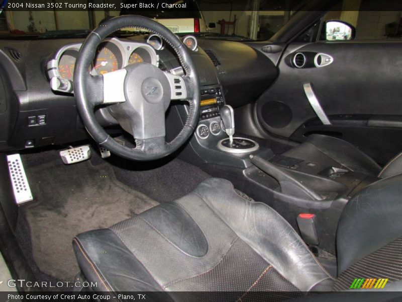 Super Black / Charcoal 2004 Nissan 350Z Touring Roadster
