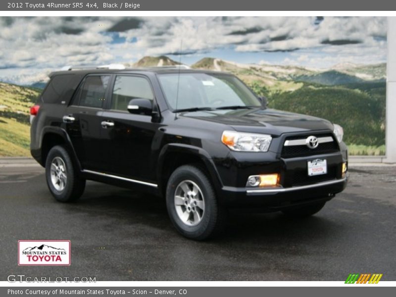 Black / Beige 2012 Toyota 4Runner SR5 4x4