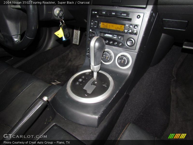 Super Black / Charcoal 2004 Nissan 350Z Touring Roadster
