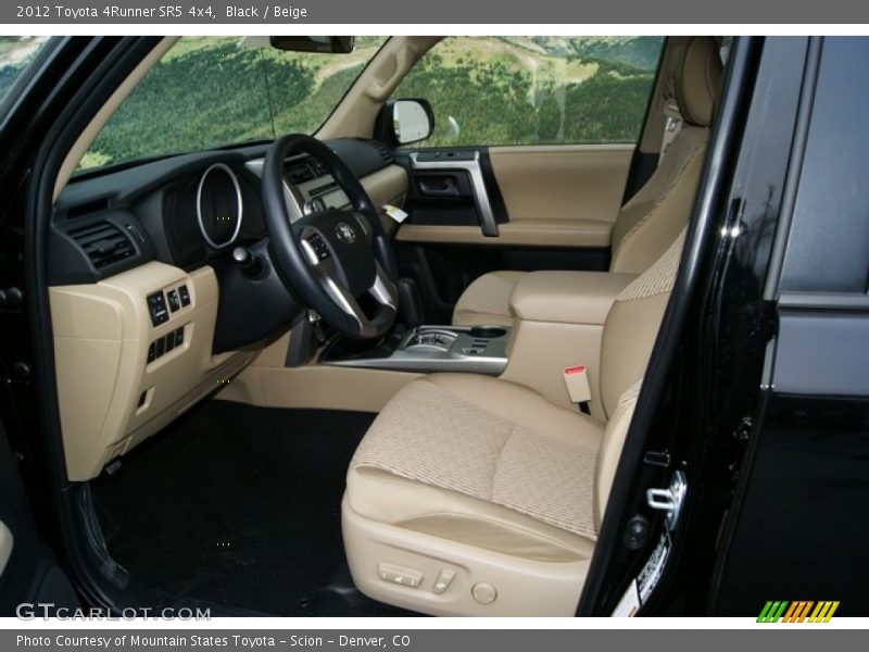 Black / Beige 2012 Toyota 4Runner SR5 4x4