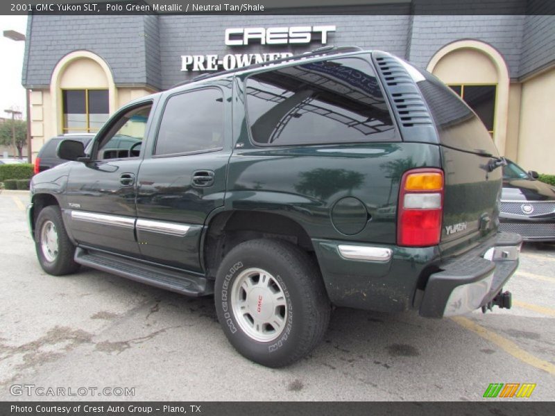 Polo Green Metallic / Neutral Tan/Shale 2001 GMC Yukon SLT
