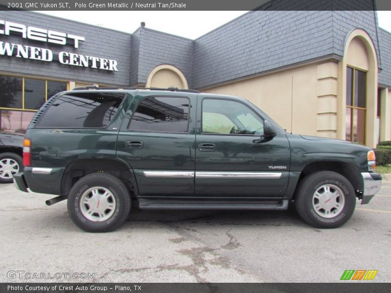 Polo Green Metallic / Neutral Tan/Shale 2001 GMC Yukon SLT