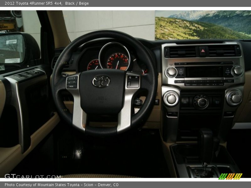 Black / Beige 2012 Toyota 4Runner SR5 4x4