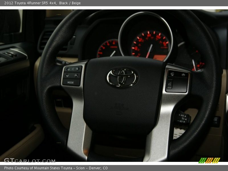 Black / Beige 2012 Toyota 4Runner SR5 4x4