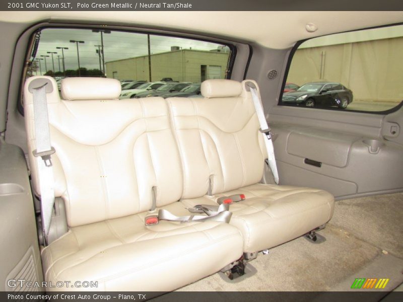 Polo Green Metallic / Neutral Tan/Shale 2001 GMC Yukon SLT