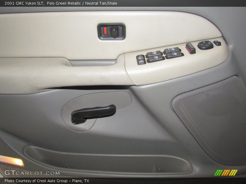Polo Green Metallic / Neutral Tan/Shale 2001 GMC Yukon SLT