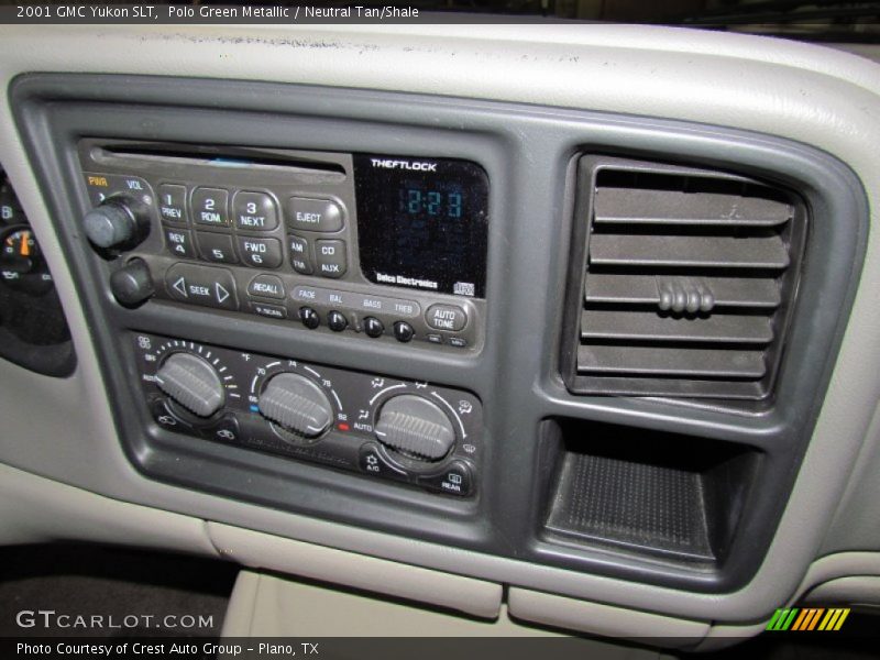 Polo Green Metallic / Neutral Tan/Shale 2001 GMC Yukon SLT
