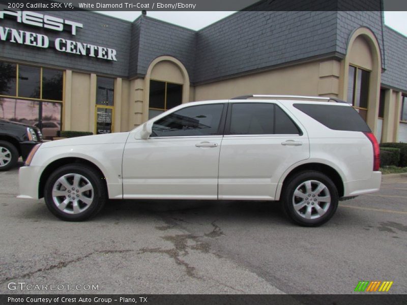 White Diamond Tri-Coat / Ebony/Ebony 2009 Cadillac SRX V6