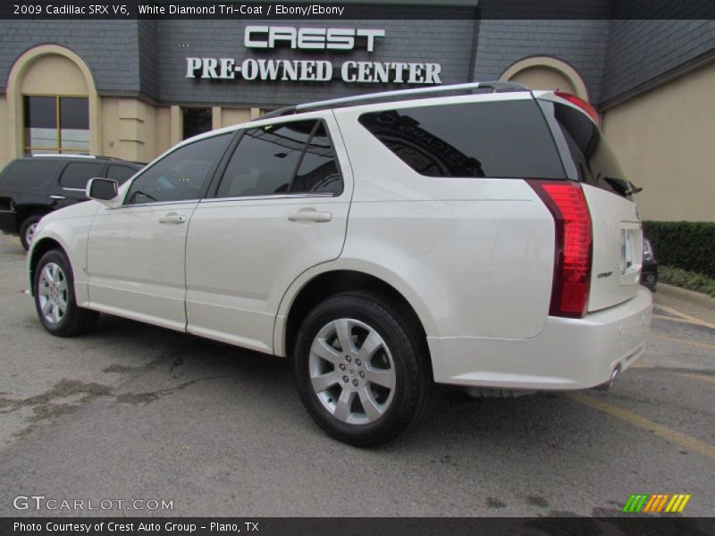 White Diamond Tri-Coat / Ebony/Ebony 2009 Cadillac SRX V6