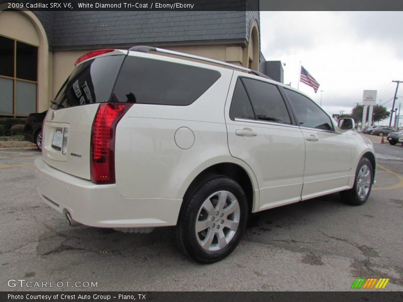 White Diamond Tri-Coat / Ebony/Ebony 2009 Cadillac SRX V6