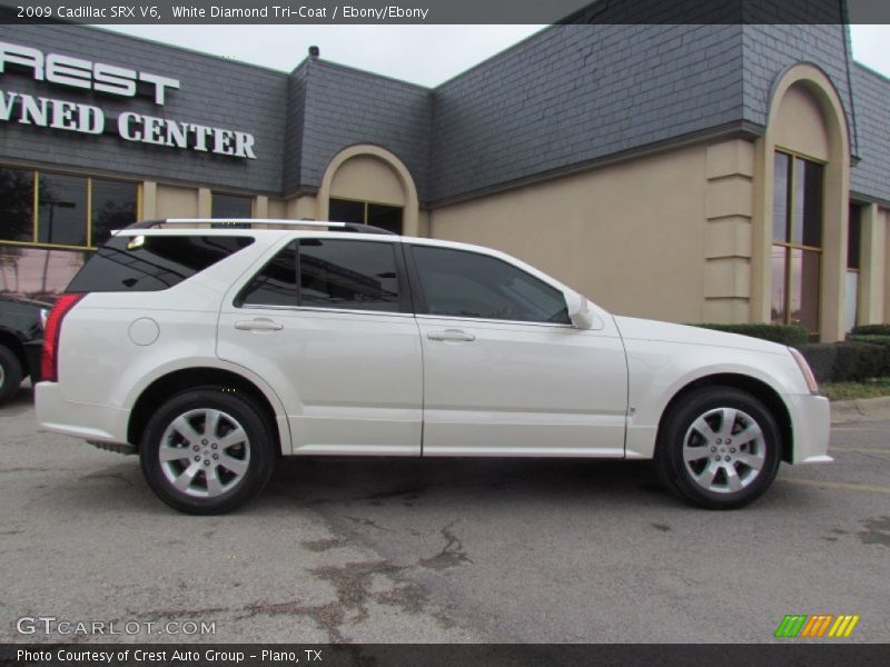 White Diamond Tri-Coat / Ebony/Ebony 2009 Cadillac SRX V6