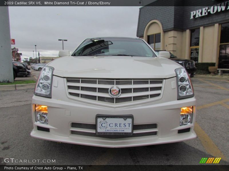 White Diamond Tri-Coat / Ebony/Ebony 2009 Cadillac SRX V6