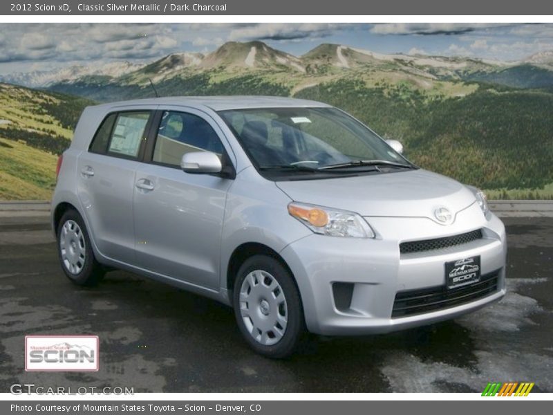 Classic Silver Metallic / Dark Charcoal 2012 Scion xD
