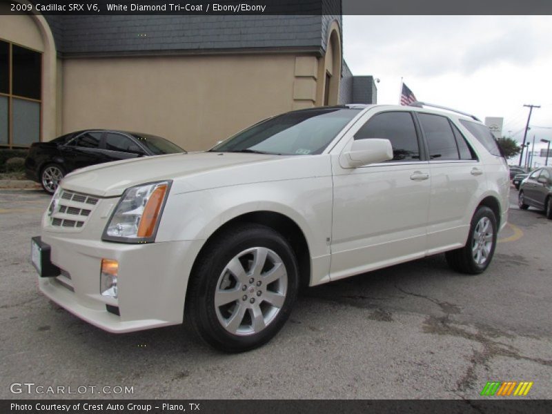 White Diamond Tri-Coat / Ebony/Ebony 2009 Cadillac SRX V6