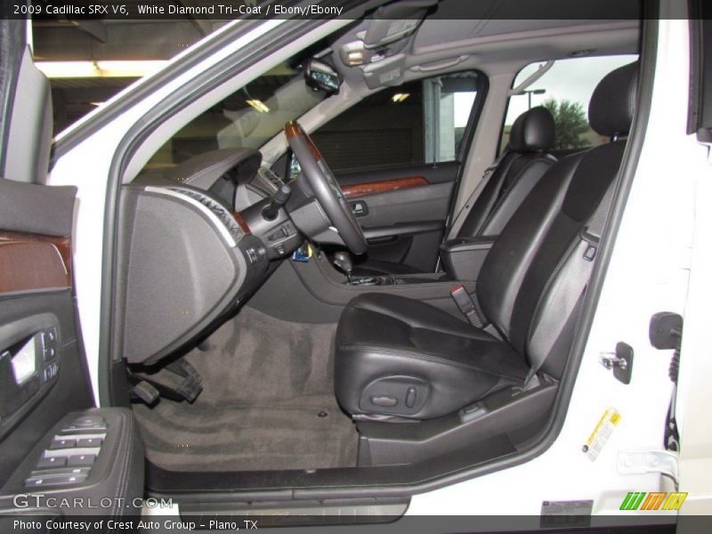 White Diamond Tri-Coat / Ebony/Ebony 2009 Cadillac SRX V6