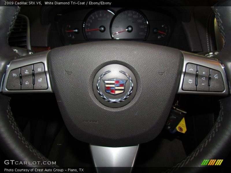 White Diamond Tri-Coat / Ebony/Ebony 2009 Cadillac SRX V6
