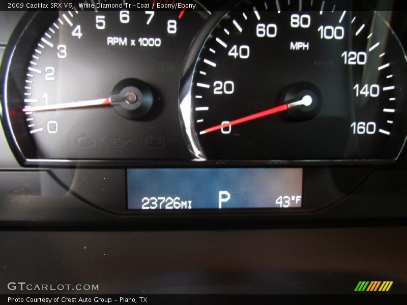 White Diamond Tri-Coat / Ebony/Ebony 2009 Cadillac SRX V6