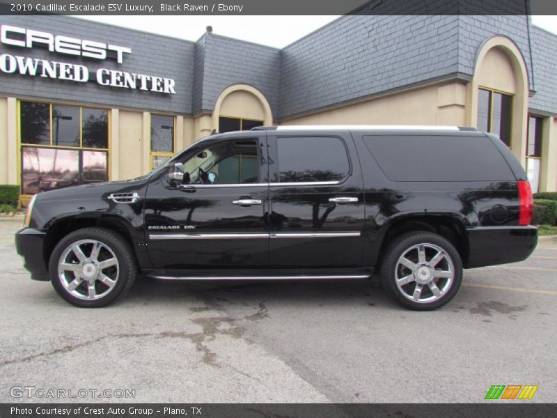 Black Raven / Ebony 2010 Cadillac Escalade ESV Luxury