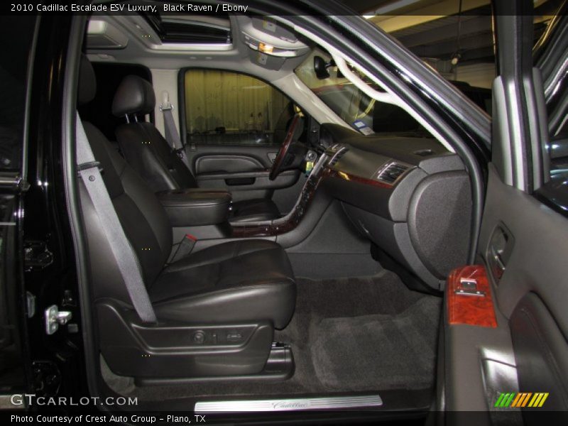  2010 Escalade ESV Luxury Ebony Interior