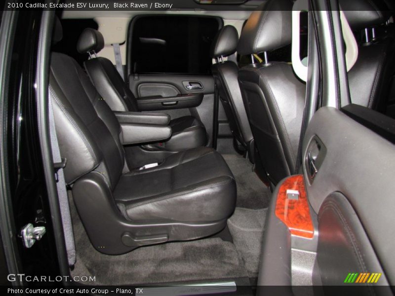  2010 Escalade ESV Luxury Ebony Interior