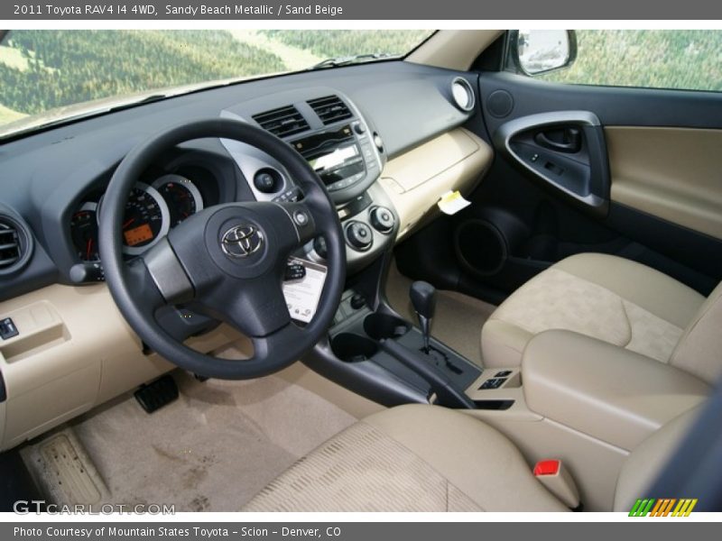 Sandy Beach Metallic / Sand Beige 2011 Toyota RAV4 I4 4WD
