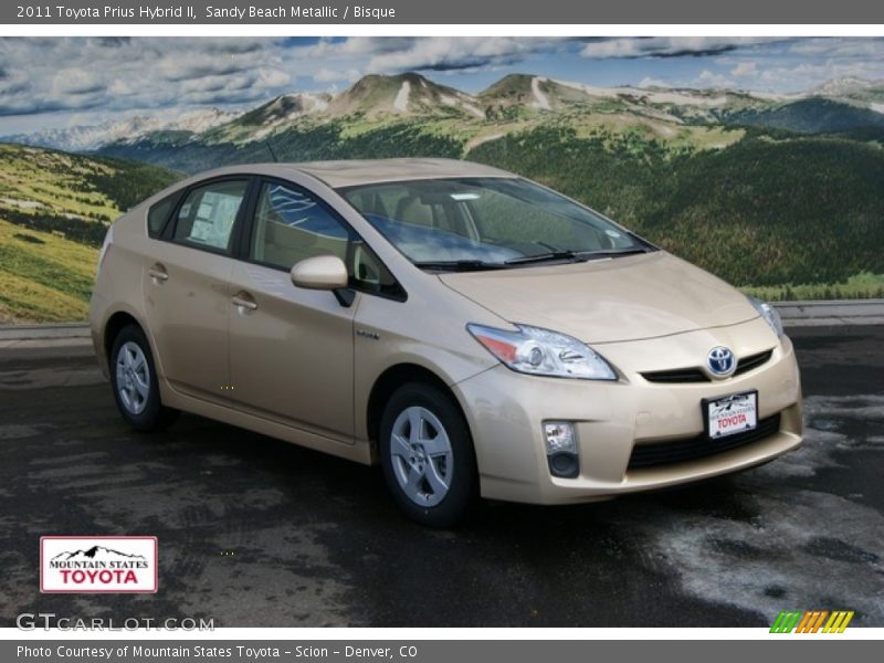 Sandy Beach Metallic / Bisque 2011 Toyota Prius Hybrid II