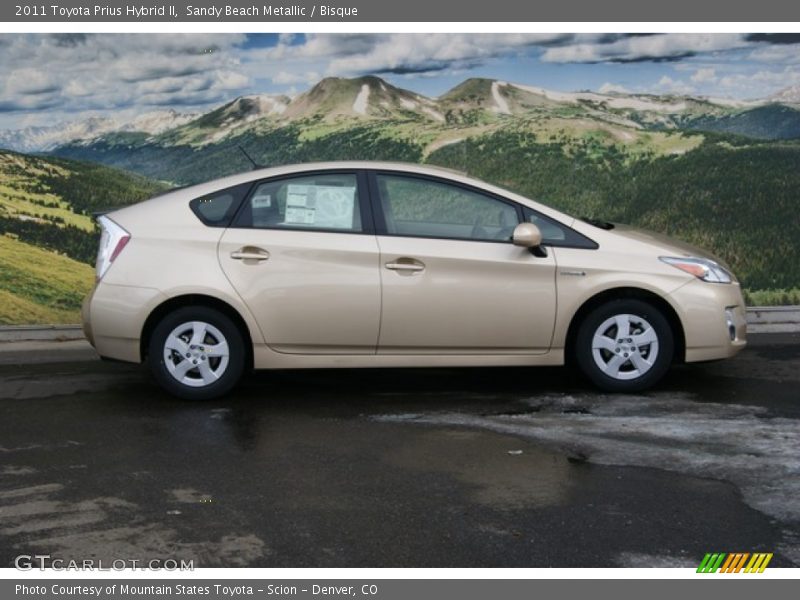 Sandy Beach Metallic / Bisque 2011 Toyota Prius Hybrid II