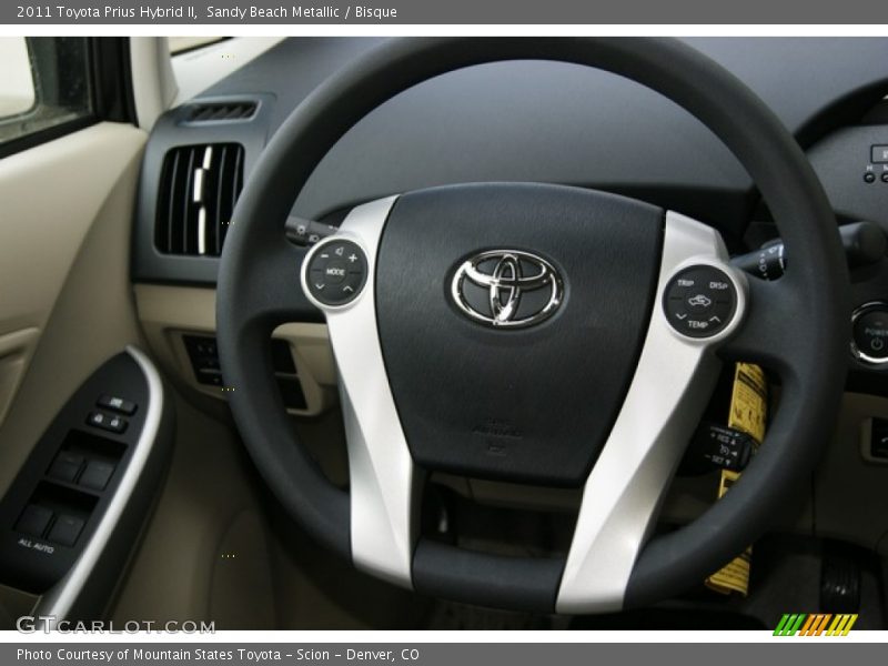 Sandy Beach Metallic / Bisque 2011 Toyota Prius Hybrid II