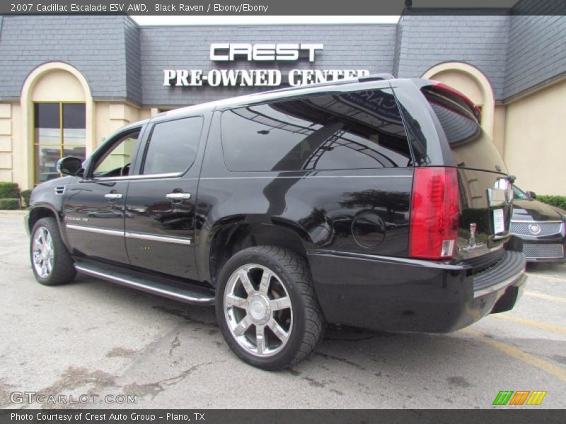 Black Raven / Ebony/Ebony 2007 Cadillac Escalade ESV AWD
