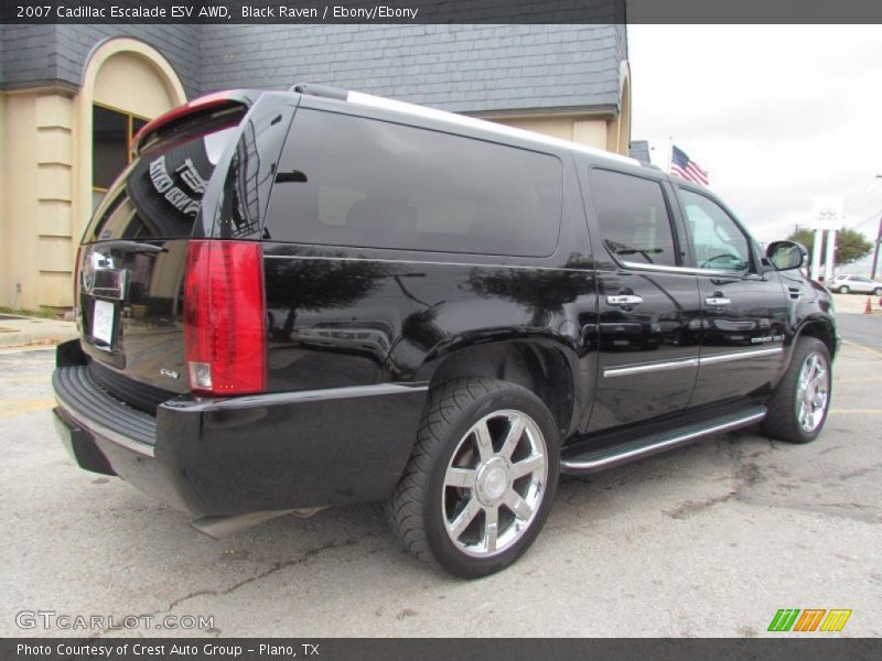Black Raven / Ebony/Ebony 2007 Cadillac Escalade ESV AWD
