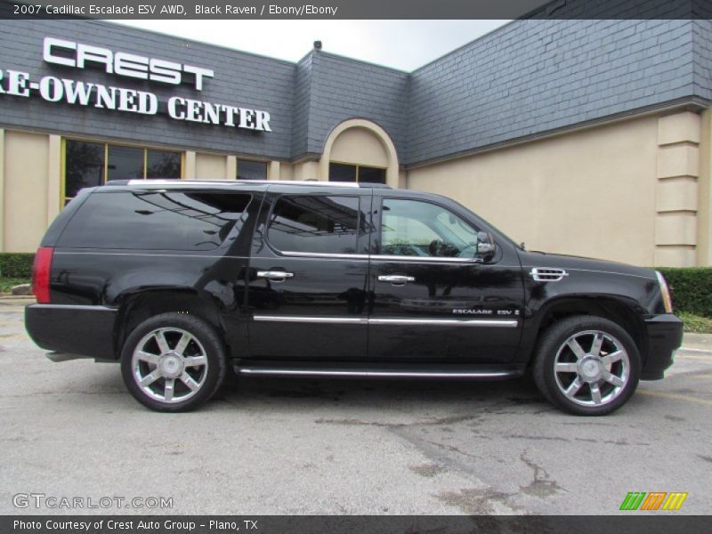 Black Raven / Ebony/Ebony 2007 Cadillac Escalade ESV AWD