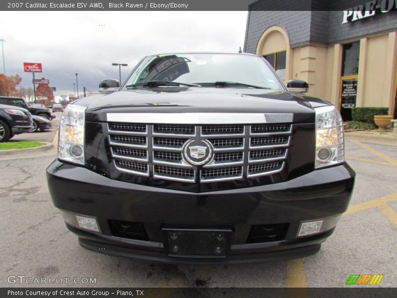 Black Raven / Ebony/Ebony 2007 Cadillac Escalade ESV AWD