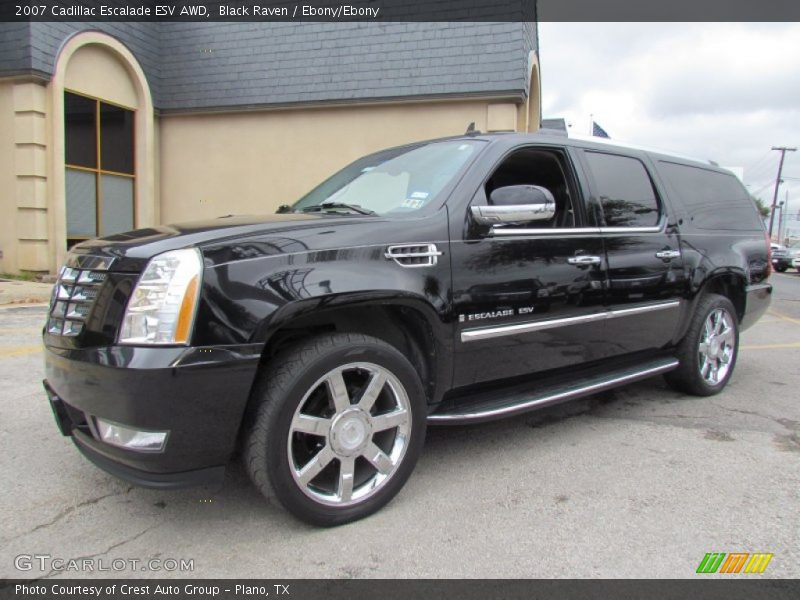 Black Raven / Ebony/Ebony 2007 Cadillac Escalade ESV AWD