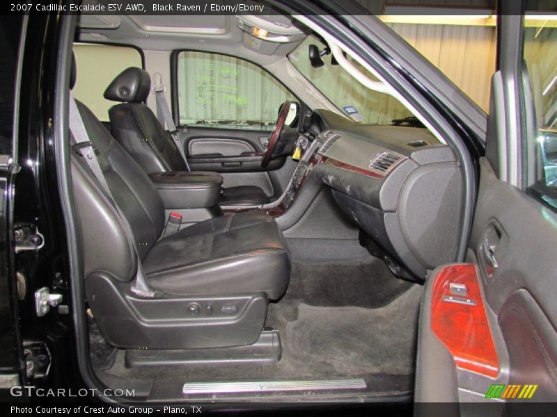 Black Raven / Ebony/Ebony 2007 Cadillac Escalade ESV AWD