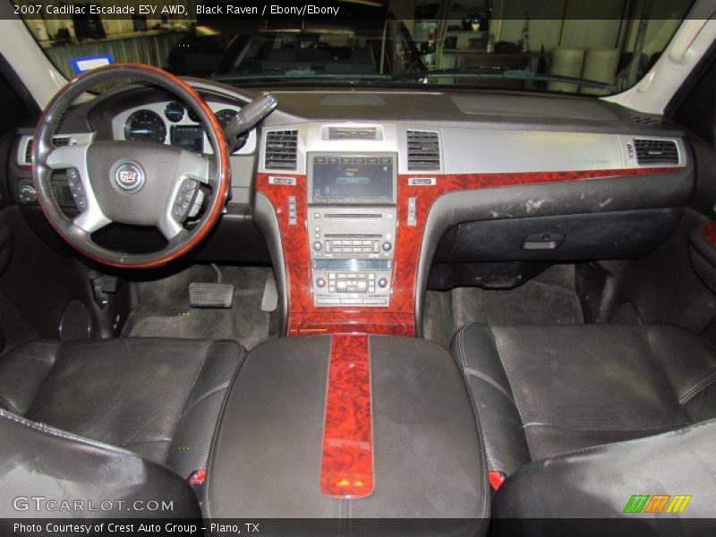 Black Raven / Ebony/Ebony 2007 Cadillac Escalade ESV AWD