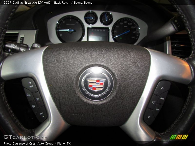 Black Raven / Ebony/Ebony 2007 Cadillac Escalade ESV AWD