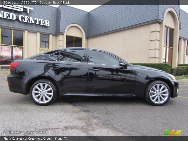 Obsidian Black / Black 2010 Lexus IS 250 AWD