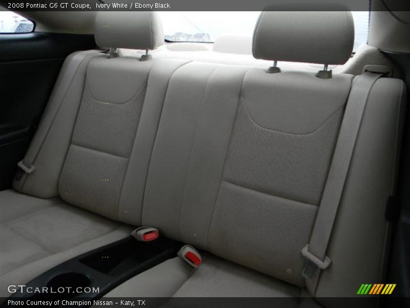 Ivory White / Ebony Black 2008 Pontiac G6 GT Coupe