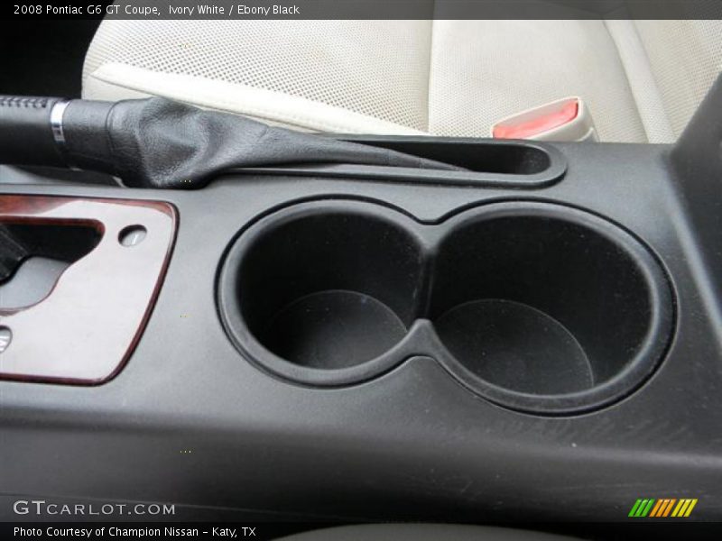 Ivory White / Ebony Black 2008 Pontiac G6 GT Coupe