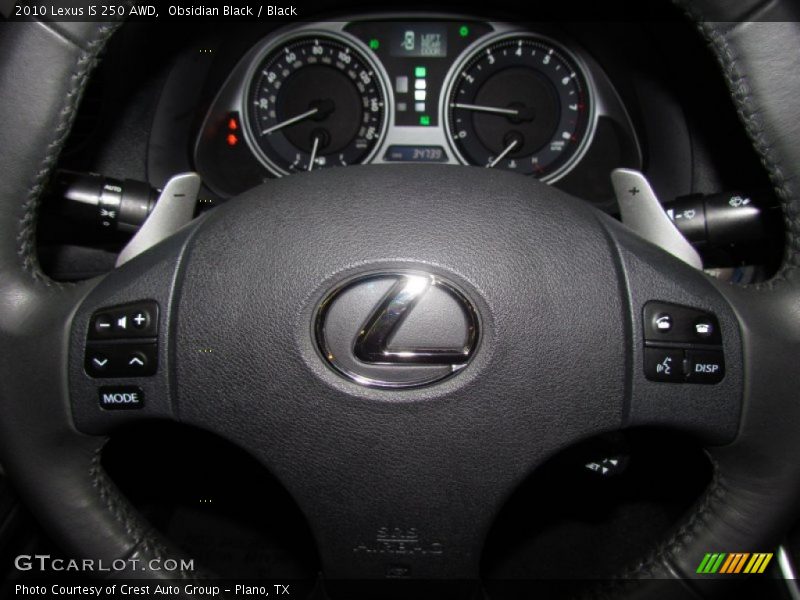 Obsidian Black / Black 2010 Lexus IS 250 AWD