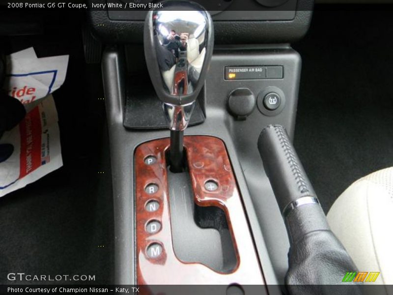 Ivory White / Ebony Black 2008 Pontiac G6 GT Coupe