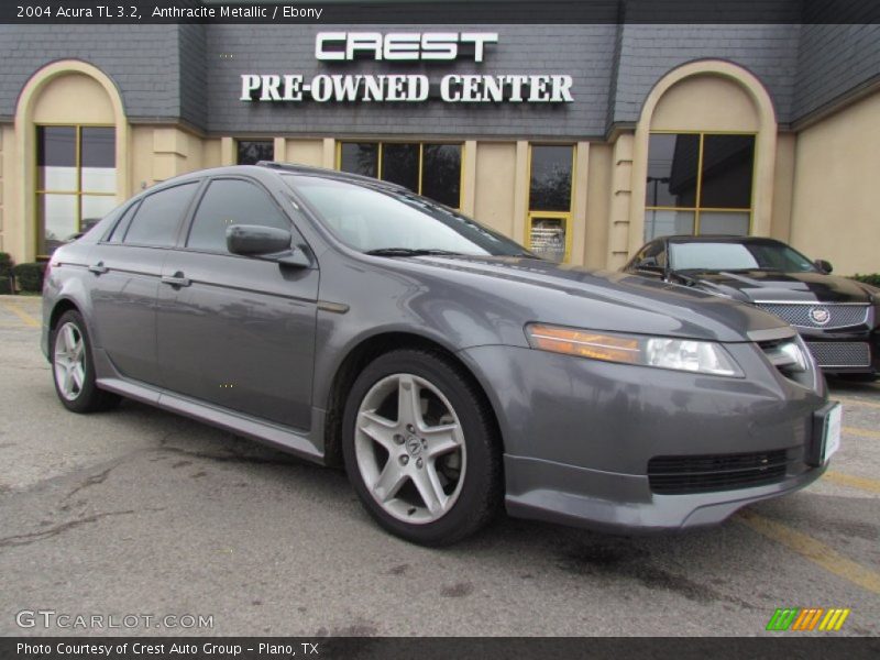 Anthracite Metallic / Ebony 2004 Acura TL 3.2
