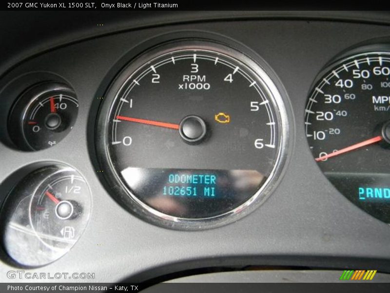 Onyx Black / Light Titanium 2007 GMC Yukon XL 1500 SLT