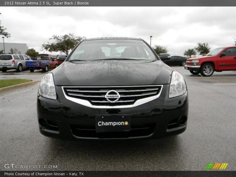 Super Black / Blonde 2012 Nissan Altima 2.5 SL