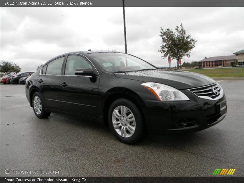 Super Black / Blonde 2012 Nissan Altima 2.5 SL