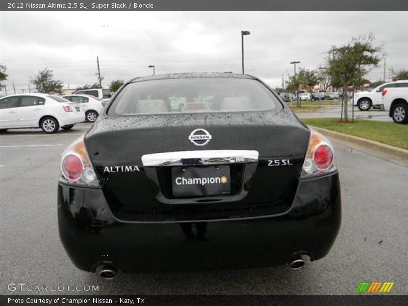 Super Black / Blonde 2012 Nissan Altima 2.5 SL