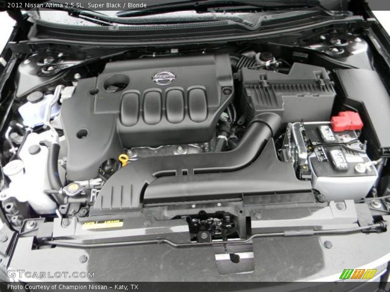 Super Black / Blonde 2012 Nissan Altima 2.5 SL