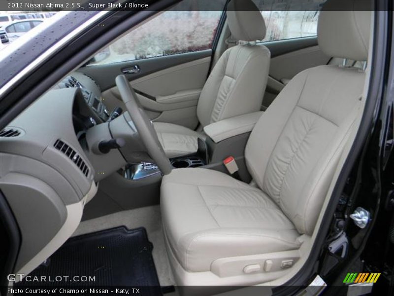 Super Black / Blonde 2012 Nissan Altima 2.5 SL